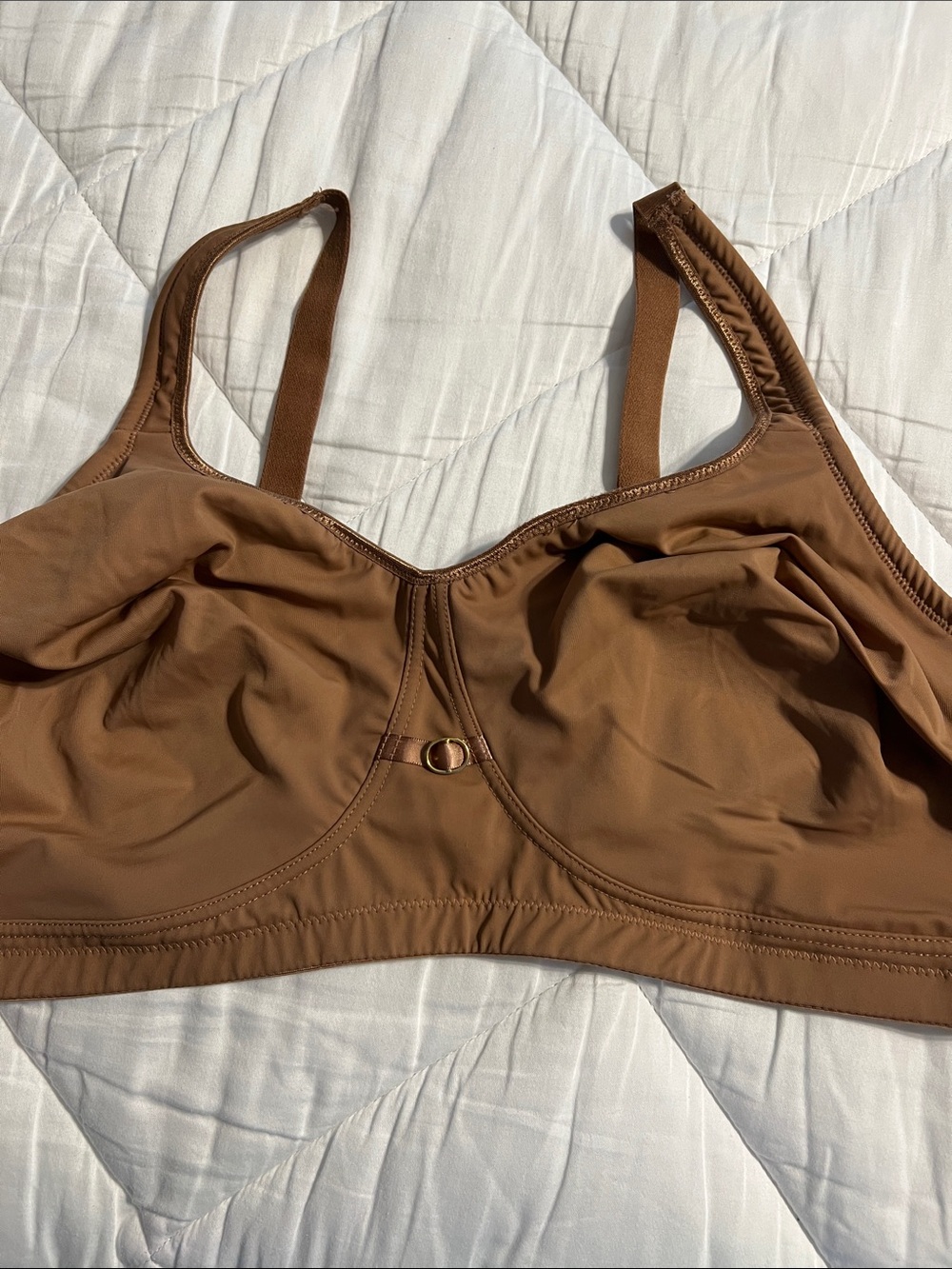 Avenue Wireless Full-Coverage Brown Everyday Bra